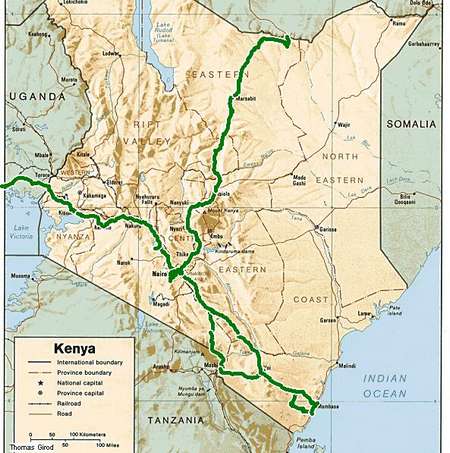 All tracks in Kenya - Rückweg
